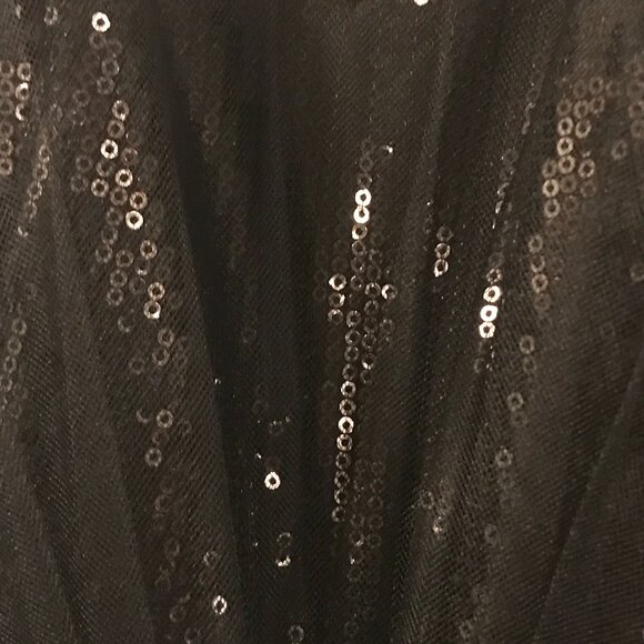 White Vera Wang maxi women size 6 sheer bodice lining stays black holiday event - Picture 3 of 6